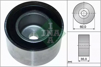 WILMINK GROUP wg1097476 -  Паразитный / Ведущий ролик, зубчатый ремень